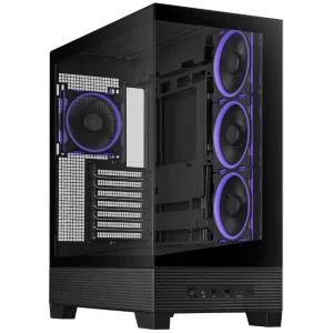 Gabinete ASUS A31 PLUS, ATX, Sin Fuente, 2 Vidrios Templados, 4 Fan 12 cm ARGB, Negro