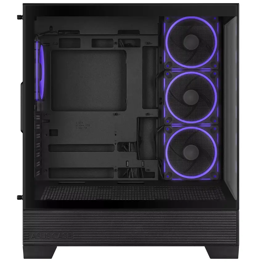 Gabinete ASUS A31 PLUS, ATX, Sin Fuente, 2 Vidrios Templados, 4 Fan 12 cm ARGB, Negro Gabinete ASUS A31 PLUS, ATX, Sin Fuente, 2 Vidrios Templados, 4 Fan 12 cm ARGB, Negro