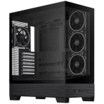 Gabinete ASUS A31 PLUS, ATX, Sin Fuente, 2 Vidrios Templados, 4 Fan 12 cm ARGB, Negro
