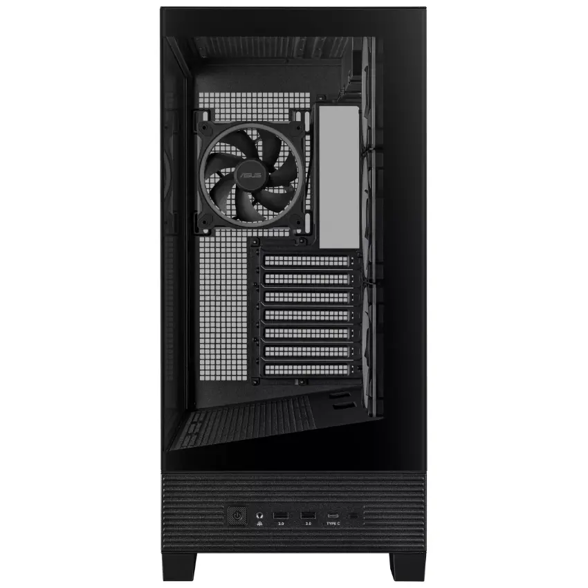 Gabinete ASUS A31 PLUS, ATX, Sin Fuente, 2 Vidrios Templados, 4 Fan 12 cm ARGB, Negro Gabinete ASUS A31 PLUS, ATX, Sin Fuente, 2 Vidrios Templados, 4 Fan 12 cm ARGB, Negro