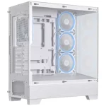 Gabinete ASUS A31 PLUS, ATX, Sin Fuente, 2 Vidrios Templados, 4 Fan 12 cm ARGB, Blanco