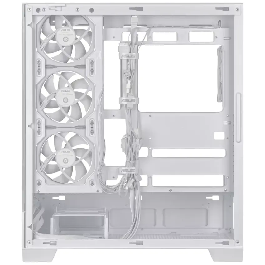 Gabinete ASUS A31 PLUS, ATX, Sin Fuente, 2 Vidrios Templados, 4 Fan 12 cm ARGB, Blanco Gabinete ASUS A31 PLUS, ATX, Sin Fuente, 2 Vidrios Templados, 4 Fan 12 cm ARGB, Blanco