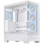 Gabinete ASUS A31 PLUS, ATX, Sin Fuente, 2 Vidrios Templados, 4 Fan 12 cm ARGB, Blanco