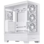 Gabinete ASUS A31 PLUS, ATX, Sin Fuente, 2 Vidrios Templados, 4 Fan 12 cm ARGB, Blanco