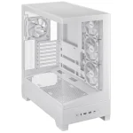 Gabinete ASUS A31 PLUS, ATX, Sin Fuente, 2 Vidrios Templados, 4 Fan 12 cm ARGB, Blanco