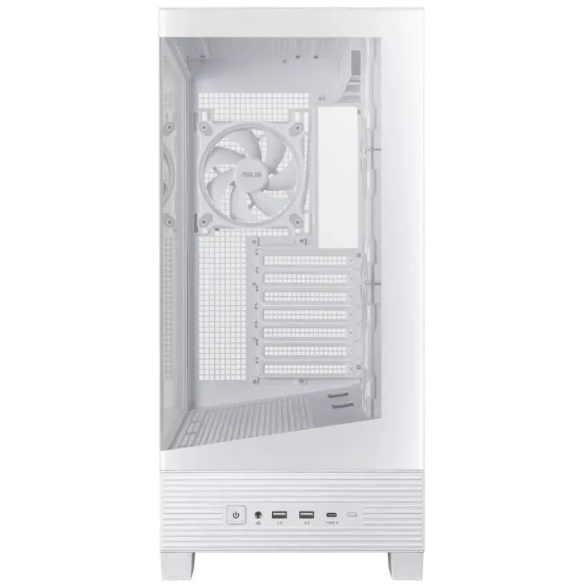 Gabinete ASUS A31 PLUS, ATX, Sin Fuente, 2 Vidrios Templados, 4 Fan 12 cm ARGB, Blanco Gabinete ASUS A31 PLUS, ATX, Sin Fuente, 2 Vidrios Templados, 4 Fan 12 cm ARGB, Blanco