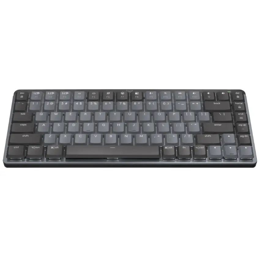 Teclado Inalámbrico Logitech MX Mechanical Mini, Mecánico, Gamer, Táctil, Español, Gris Oscuro