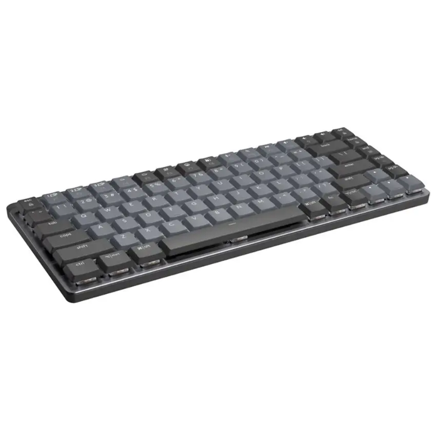 Teclado Inalámbrico Logitech MX Mechanical Mini, Mecánico, Gamer, Táctil, Español, Gris Oscuro