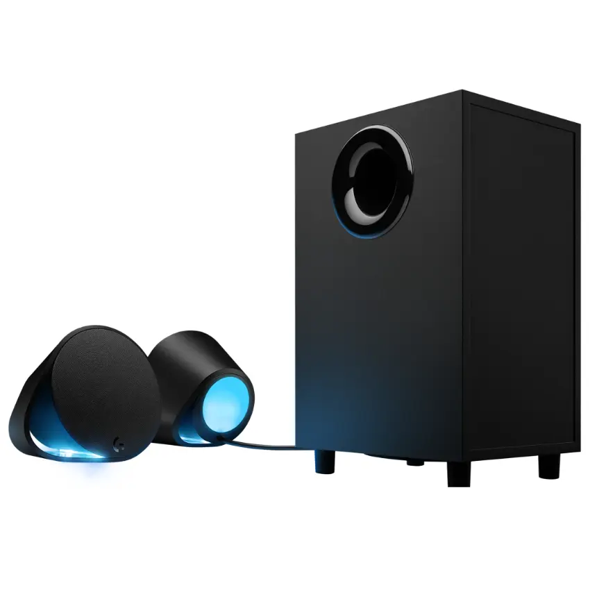 Parlantes Logitech G G560, 2.1, 120 W RMS, RGB LIGHTSYNC, Bluetooth, USB, Mini Jack 3.5 mm, Negro Parlantes Logitech G G560, 2.1, 120 W RMS, RGB LIGHTSYNC, Bluetooth, USB, Mini Jack 3.5 mm, Negro
