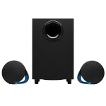 Parlantes Logitech G G560, 2.1, 120 W RMS, RGB LIGHTSYNC, Bluetooth, USB, Mini Jack 3.5 mm, Negro