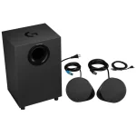 Parlantes Logitech G G560, 2.1, 120 W RMS, RGB LIGHTSYNC, Bluetooth, USB, Mini Jack 3.5 mm, Negro