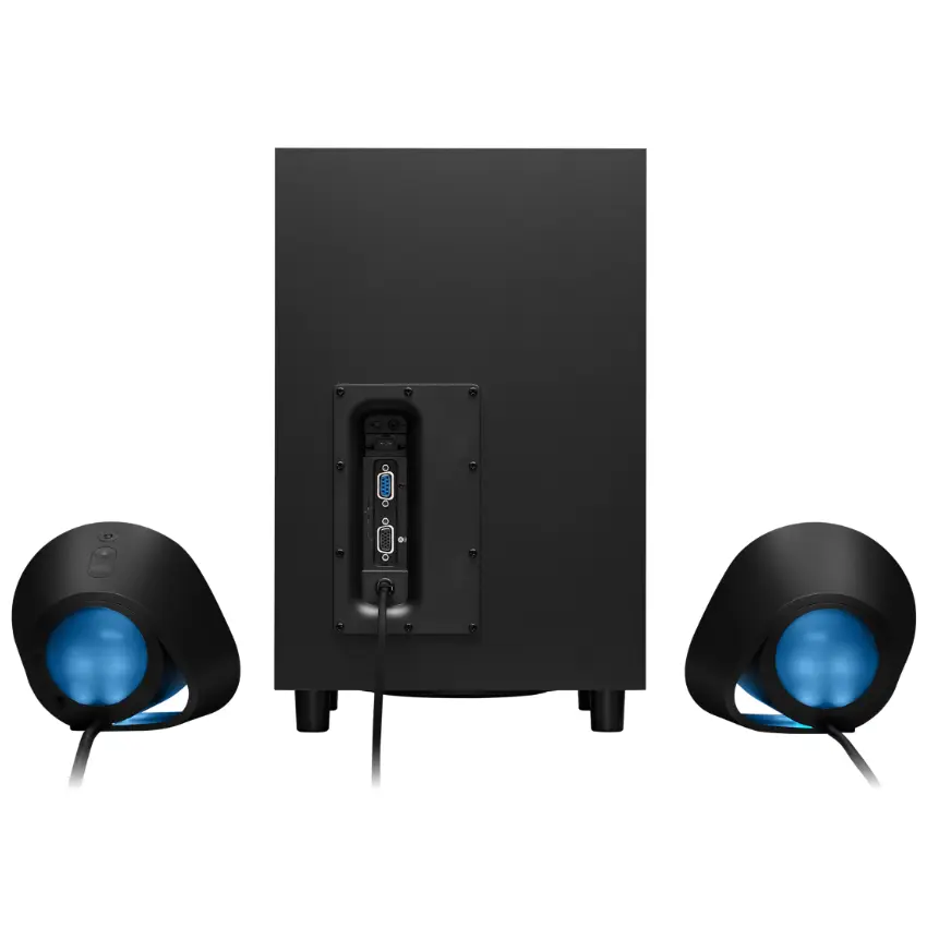 Parlantes Logitech G G560, 2.1, 120 W RMS, RGB LIGHTSYNC, Bluetooth, USB, Mini Jack 3.5 mm, Negro Parlantes Logitech G G560, 2.1, 120 W RMS, RGB LIGHTSYNC, Bluetooth, USB, Mini Jack 3.5 mm, Negro