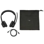 Auriculares Logitech Zone 305, Inalámbricos, Bluetooth, Teams version, Negro