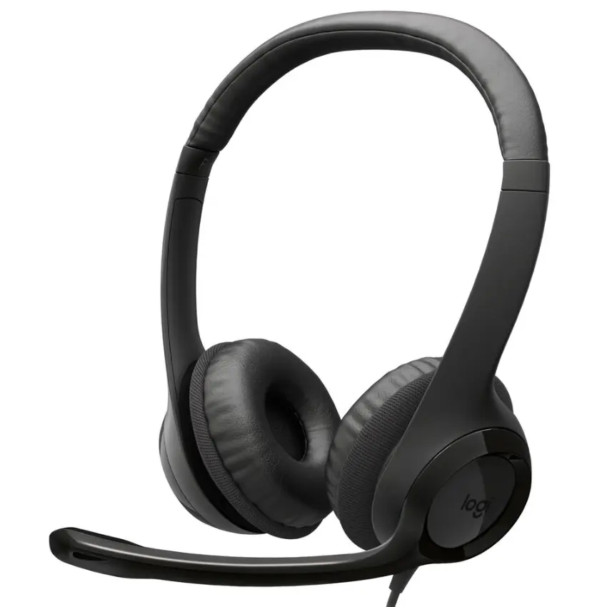 Auriculares Logitech H390, USB-C, Negro
