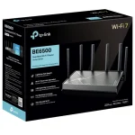 Router Wi-Fi TP-Link Archer BE400, BE6500, Doble banda, 2.5G, Negro