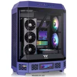 Gabinete Thermaltake The Tower 600, ATX, Sin Fuente, 3 Vidrios Templados, 2 Fan 14 cm, Future Dust, Violeta