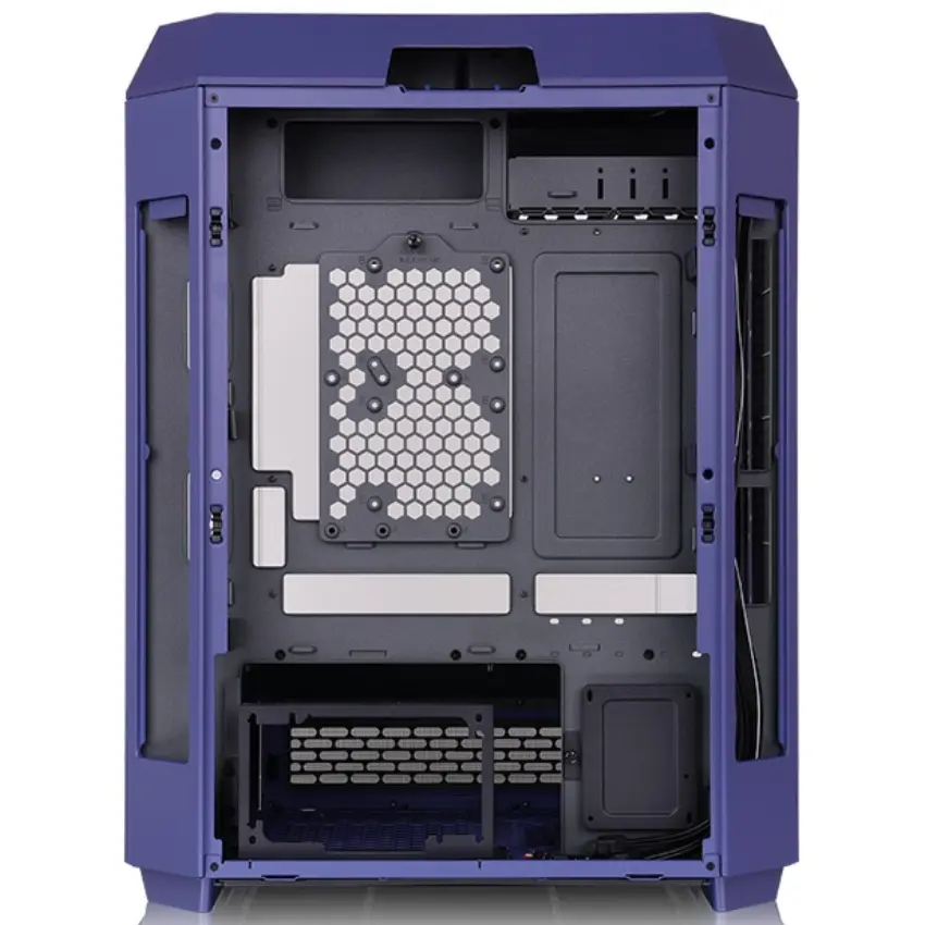 Gabinete Thermaltake The Tower 600, ATX, Sin Fuente, 3 Vidrios Templados, 2 Fan 14 cm, Future Dust, Violeta Gabinete Thermaltake The Tower 600, ATX, Sin Fuente, 3 Vidrios Templados, 2 Fan 14 cm, Future Dust, Violeta