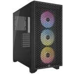 Gabinete Corsair 3000D RGB AIRFLOW, ATX, Sin Fuente, Vidrio Templado, 3 Fan 12 cm RGB, Negro