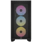 Gabinete Corsair 3000D RGB AIRFLOW, ATX, Sin Fuente, Vidrio Templado, 3 Fan 12 cm RGB, Negro
