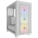 Gabinete Corsair 3000D RGB AIRFLOW, ATX, Sin Fuente, Vidrio Templado, 3 Fan 12 cm RGB, Blanco