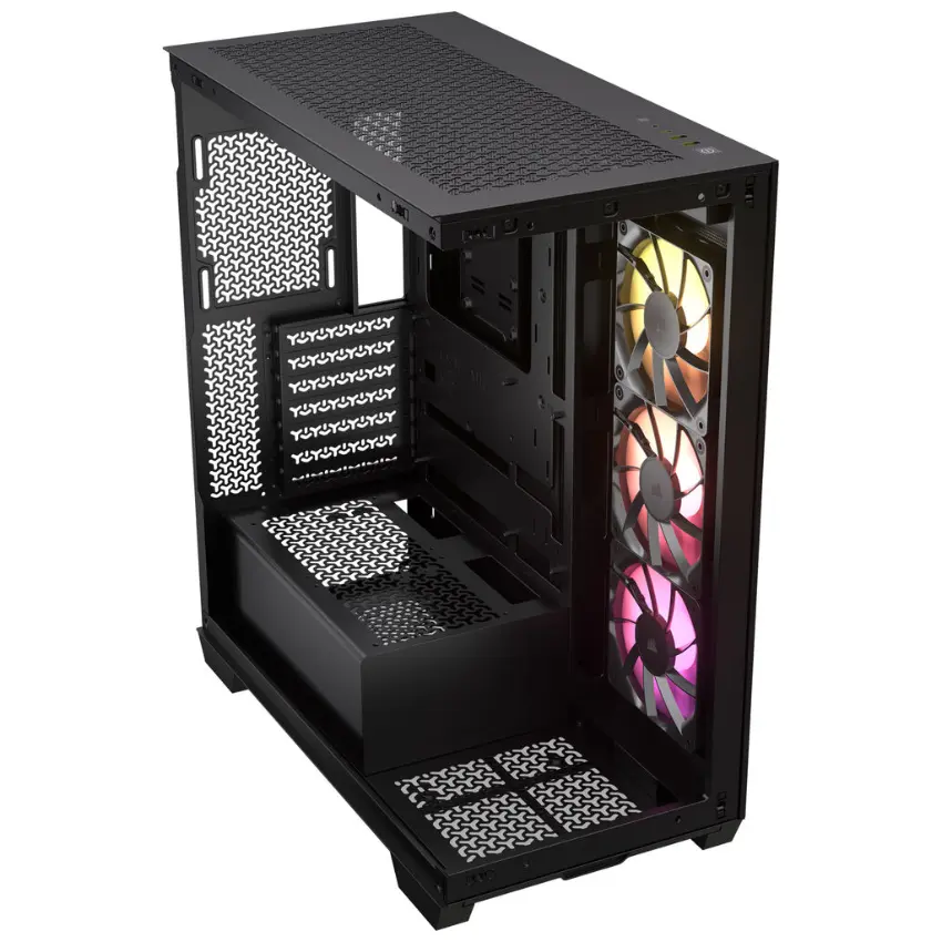 Gabinete Corsair 3500X ARGB, ATX, Sin Fuente, Vidrios Templados, 3 Fan 12 cm ARGB, Negro Gabinete Corsair 3500X ARGB, ATX, Sin Fuente, Vidrios Templados, 3 Fan 12 cm ARGB, Negro