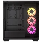 Gabinete Corsair 3500X ARGB, ATX, Sin Fuente, Vidrios Templados, 3 Fan 12 cm ARGB, Negro