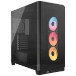 Gabinete Corsair FRAME 4500X RS-R ARGB, ATX, Sin Fuente, Vidrio Templado Curvado, 3 Fan 12 cm ARGB, Negro
