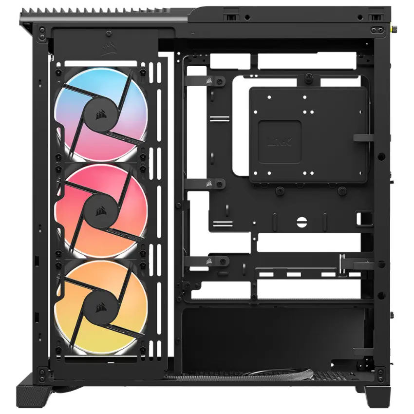 Gabinete Corsair FRAME 4500X RS-R ARGB, ATX, Sin Fuente, Vidrio Templado Curvado, 3 Fan 12 cm ARGB, Negro Gabinete Corsair FRAME 4500X RS-R ARGB, ATX, Sin Fuente, Vidrio Templado Curvado, 3 Fan 12 cm ARGB, Negro