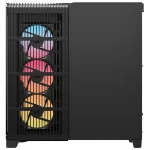 Gabinete Corsair FRAME 4500X RS-R ARGB, ATX, Sin Fuente, Vidrio Templado Curvado, 3 Fan 12 cm ARGB, Negro