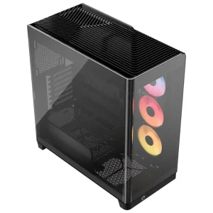 Gabinete Corsair FRAME 4500X RS-R ARGB, ATX, Sin Fuente, Vidrio Templado Curvado, 3 Fan 12 cm ARGB, Negro