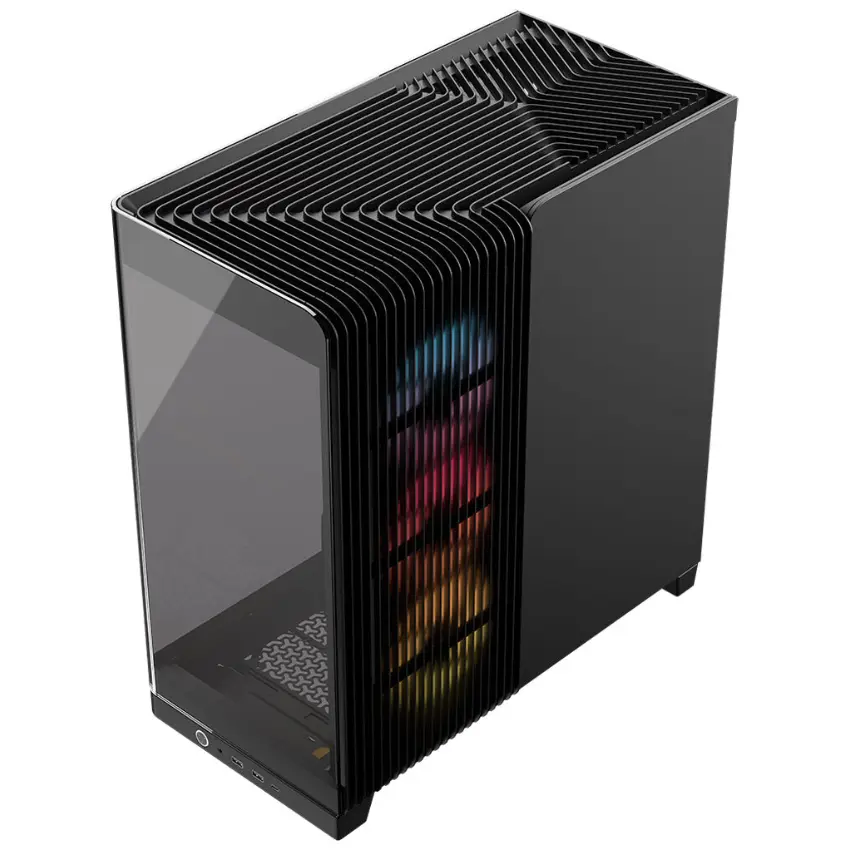 Gabinete Corsair FRAME 4500X RS-R ARGB, ATX, Sin Fuente, Vidrio Templado Curvado, 3 Fan 12 cm ARGB, Negro Gabinete Corsair FRAME 4500X RS-R ARGB, ATX, Sin Fuente, Vidrio Templado Curvado, 3 Fan 12 cm ARGB, Negro