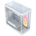 Gabinete Corsair FRAME 4500X RS-R ARGB, ATX, Sin Fuente, Vidrio Templado Curvado, 3 Fan 12 cm ARGB, Blanco
