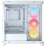 Gabinete Corsair FRAME 4500X RS-R ARGB, ATX, Sin Fuente, Vidrio Templado Curvado, 3 Fan 12 cm ARGB, Blanco