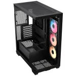 Gabinete Corsair 3500X RS-R ARGB, ATX, Sin Fuente, Vidrios Templados, 3 Fan 12 cm ARGB, Negro