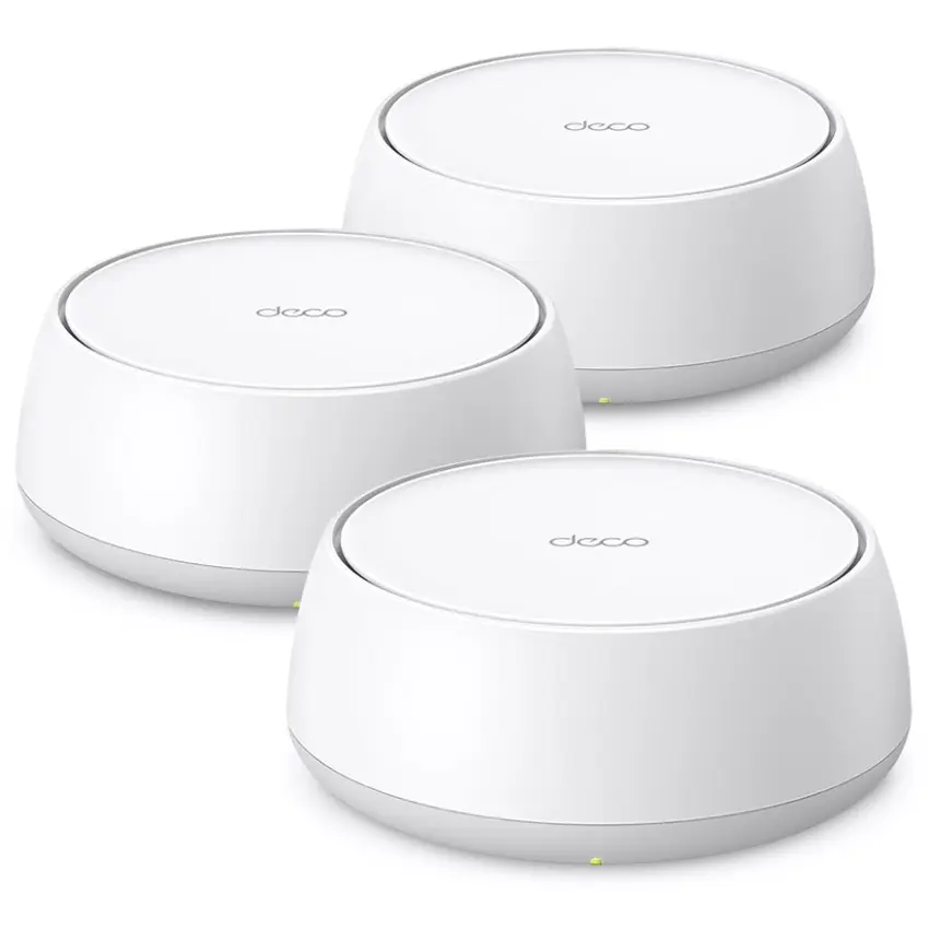 Sistema Wi-Fi Mesh TP-Link Deco BE25, 2.5G, BE5000, Doble Banda, Pack de 3