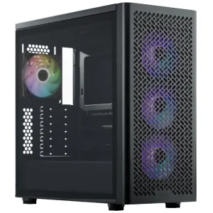 Gabinete Cooler Master Elite 502, E-ATX, Sin Fuente, Vidrio Templado, 4 Fan 12 cm ARGB, Negro