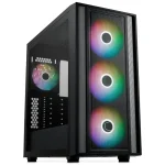 Gabinete Cooler Master MasterBox 600, E-ATX, Sin Fuente, Vidrio Templado, 1 Fan 12 cm ARGB / 3 Fan 14 cm ARGB, Negro