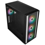 Gabinete Cooler Master MasterBox 600, E-ATX, Sin Fuente, Vidrio Templado, 1 Fan 12 cm ARGB / 3 Fan 14 cm ARGB, Negro