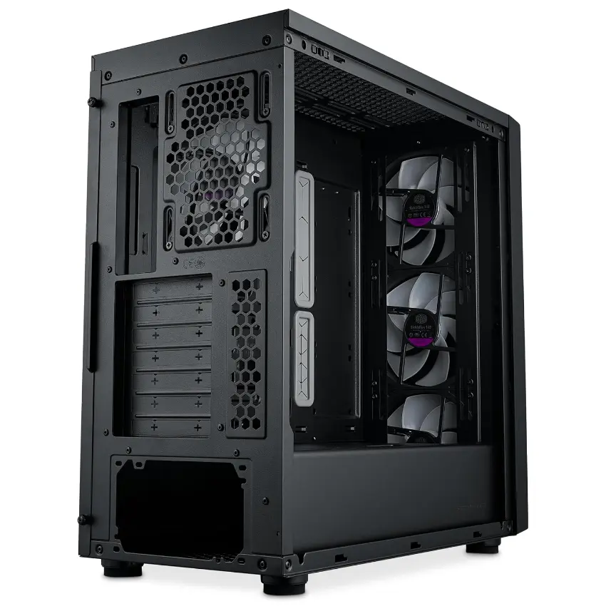 Gabinete Cooler Master MasterBox 600, E-ATX, Sin Fuente, Vidrio Templado, 1 Fan 12 cm ARGB / 3 Fan 14 cm ARGB, Negro Gabinete Cooler Master MasterBox 600, E-ATX, Sin Fuente, Vidrio Templado, 1 Fan 12 cm ARGB / 3 Fan 14 cm ARGB, Negro