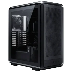 Gabinete Cooler Master MasterFrame 500 Mesh, E-ATX, Sin Fuente, Vidrio Templado, 1 Fan 12 cm, 2 Fan 20 cm, Negro