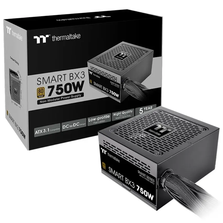 Fuente de alimentación Thermaltake Smart BX3 750W 80 PLUS Bronze Fuente de alimentación Thermaltake Smart BX3 750W 80 PLUS Bronze