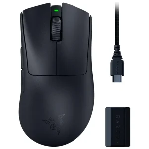 Mouse Inalámbrico Razer Deathadder V3 Pro con HyperPolling, Gamer, Negro