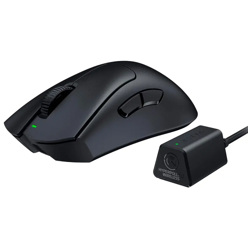 Mouse Inalámbrico Razer Deathadder V3 Pro con HyperPolling, Gamer, Negro