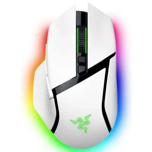 Mouse Inalámbrico Razer Basilisk V3 Pro 35K, Gamer, Blanco