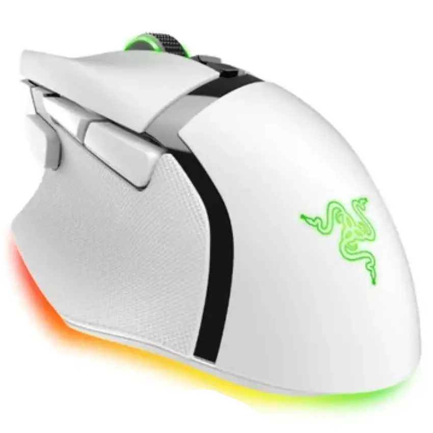 Mouse Inalámbrico Razer Basilisk V3 Pro 35K, Gamer, Blanco