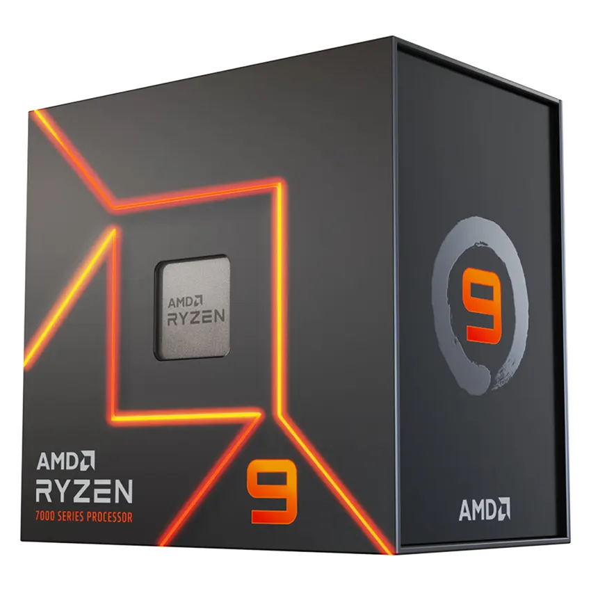Procesador AMD Ryzen 9 7900, 3.7GHz, 12 Núcleos, 12MB L2, 64MB L3, Radeon, Sin cooler/disipador, Socket AM5, BOX