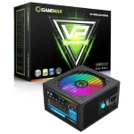 Fuente de alimentación semi modular GameMax VP-700-RGB-M, 700W, 80 PLUS Bronze