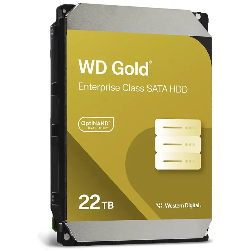 Disco Interno Western Digital Gold 22TB SATA3 7200rpm 512MB Cache 3.5" Disco Interno Western Digital Gold 22TB SATA3 7200rpm 512MB Cache 3.5"