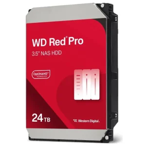 Disco Interno Western Digital Red Pro 24TB SATA3 7200rpm 512MB Cache 3.5", tecnología OptiNAND