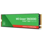 Disco SSD Western Digital WD Green SN3000 NVMe, QLC, 3D NAND, PCIe Gen 4x4, M.2 2280